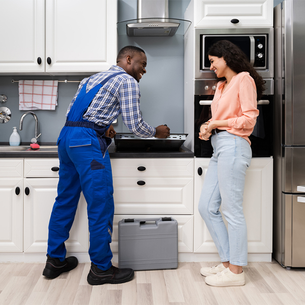 what kind of warranty do you offer on your cooktop repair services in Bayou Blue